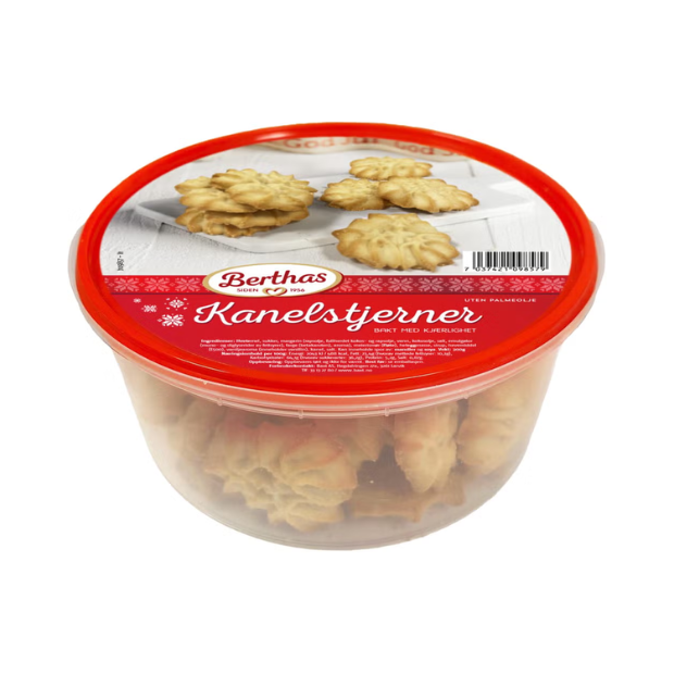 Cinnamon Stars Cookies - Kanelstjerner 300g Berthas
